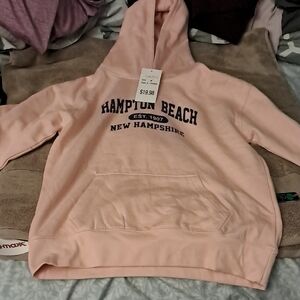 Pink Hampton Beach Hoodie